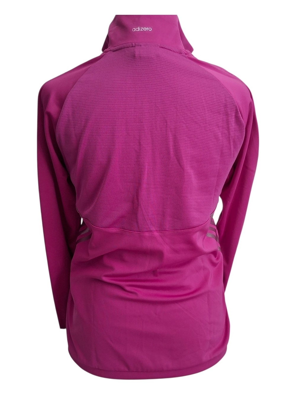 Adidas Women's Magenta Full-Zip Track Jacket, Size S, Outdoor, Lightweight - Picture 4 of 9